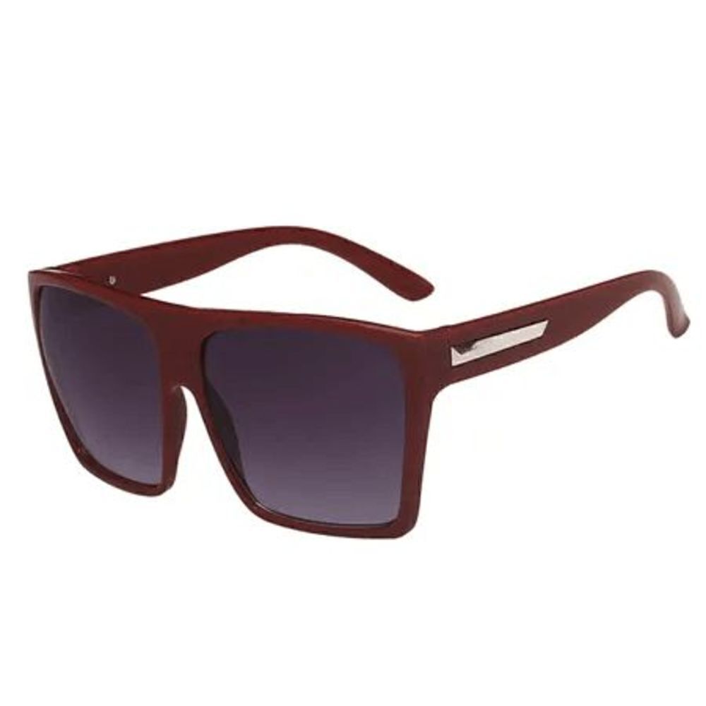 Ladies Red Square Sunglasses - Picture 2 of 4